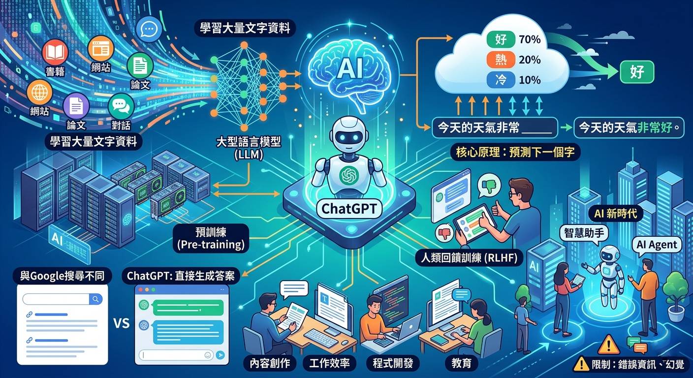 ChatGPT是怎樣運作的？一文看懂背後的AI原理
