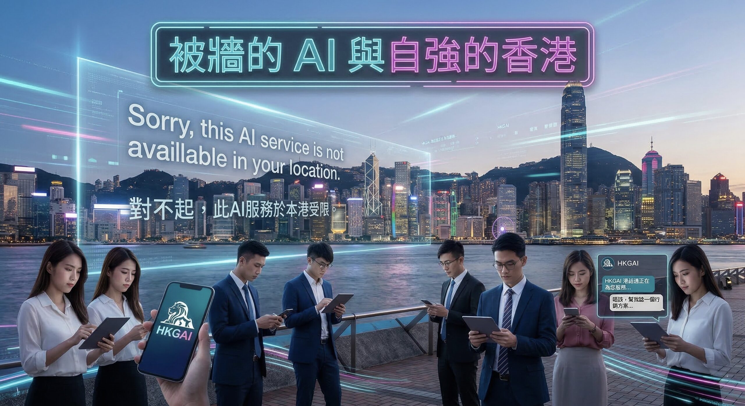 《被牆的 AI 與自強的香港：當 ChatGPT 玩唔到，港人仲有咩選擇？》