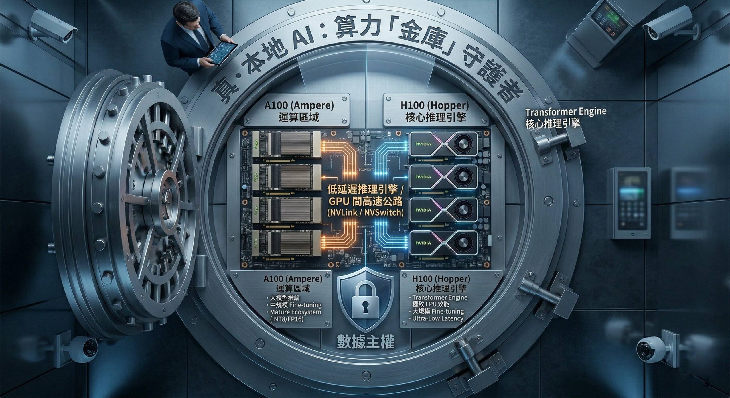 真·本地 AI：A100 同 H100 點樣幫企業守住數據『金庫』？